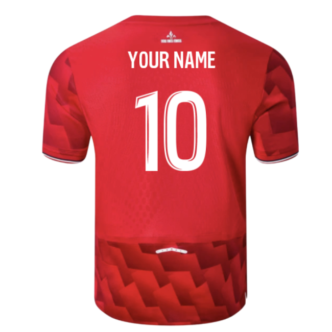 2025-2026 Lille Home Shirt (Your Name)-Vantage Point Soccer